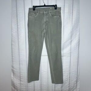 Faherty Stretch Terry 5-Pocket Pants Mens 32x30 Faded Olive Green MBC0020-FOL